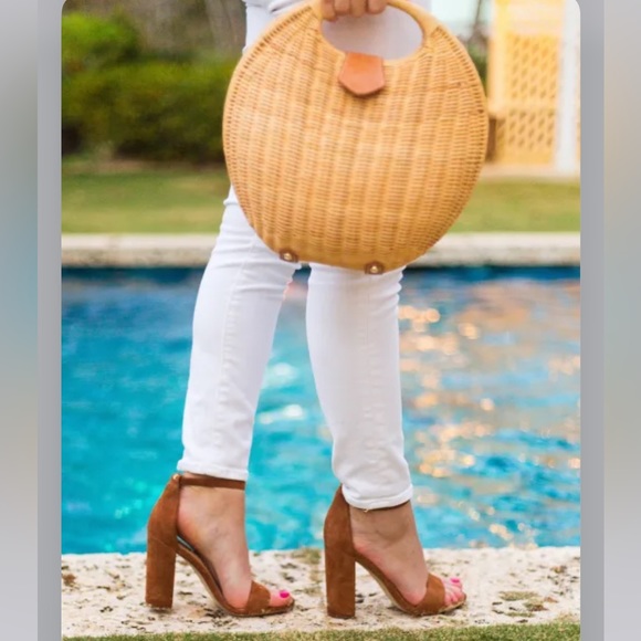 Sam Edelman Yaro Suede Block Heeled Sandals - Picture 10 of 10